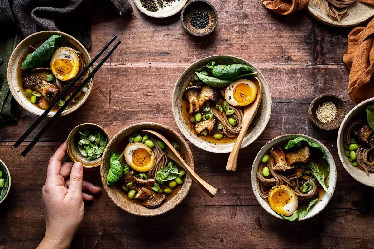 toshikoshi soba zuppa di soba di capodanno