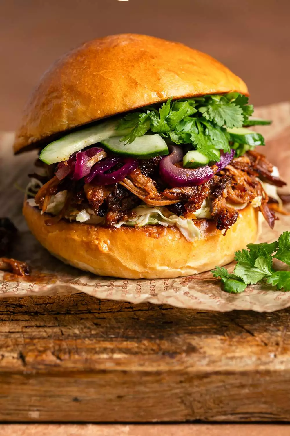 panino con pulled pork alla coreana nella slow cooker