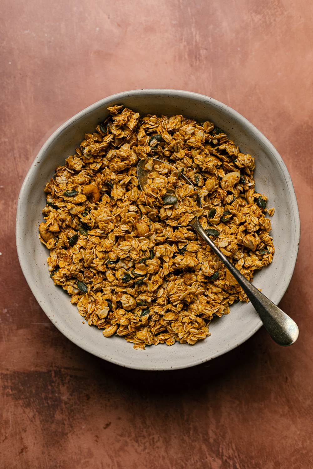 composto per granola salata alla zucca veg