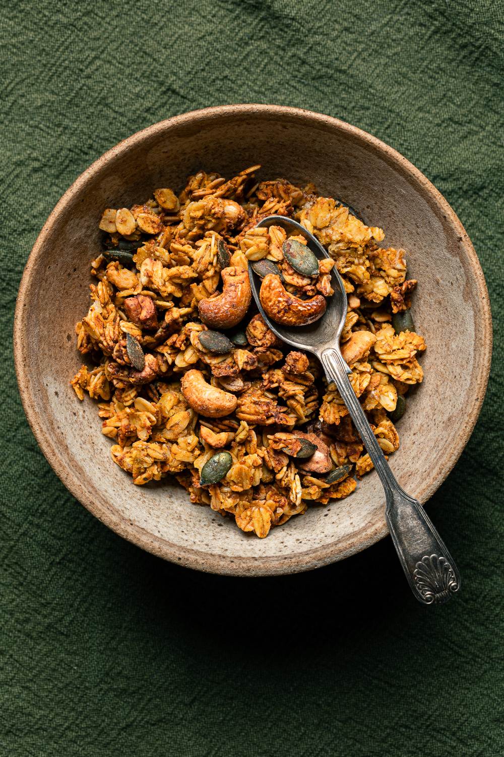 granola salata alla zucca veg