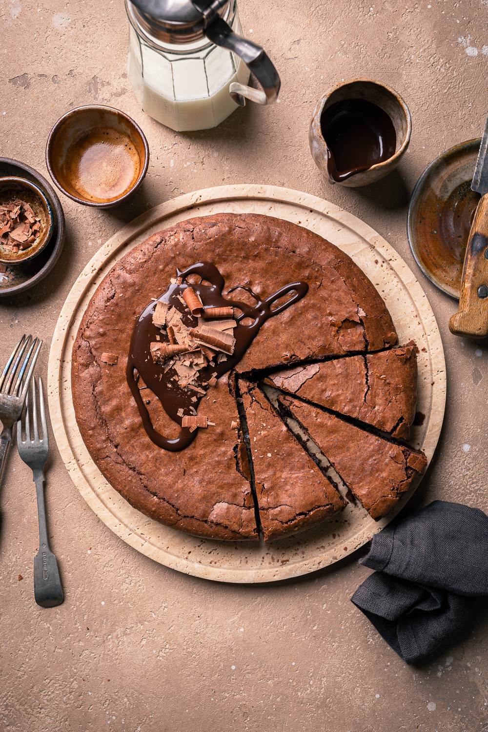 torta al cioccolato svedese kladdkaka