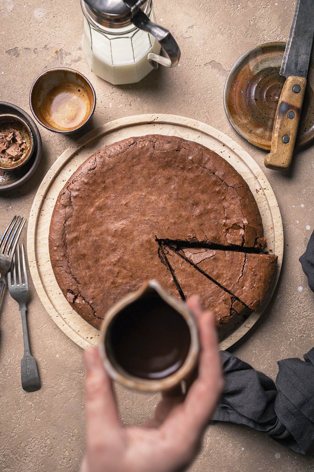 torta al cioccolato svedese kladdkaka