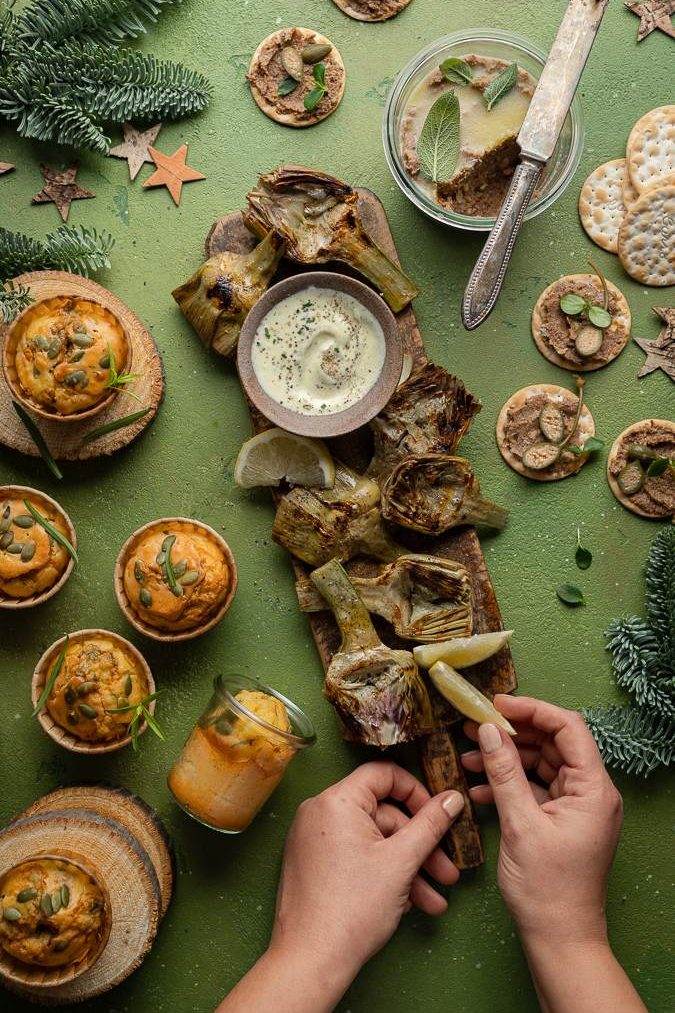 tre antipasti vegetariani per natale