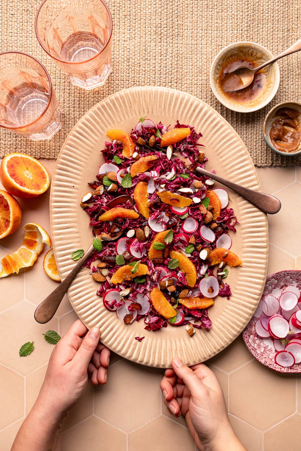 insalata di radicchio e arance